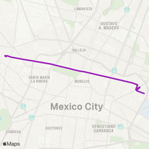 Corredores Concesionados RCA Víctor - Peñón map