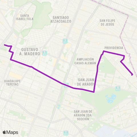 Corredores Concesionados Metro Basílica - Pradera map
