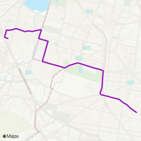 Corredores Concesionados Echegaray - Metro Cuitláhuac map