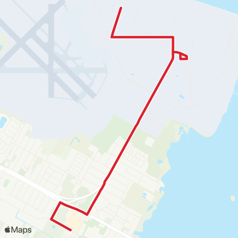 CCRTA NAS Shuttle map