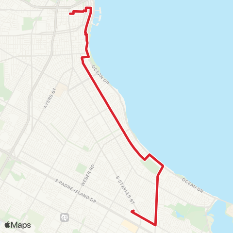 CCRTA Santa Fe / Malls map