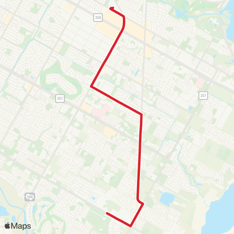 CCRTA Airline / Yorktown Connector map