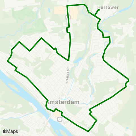 CDTA Neighborhood Belt map