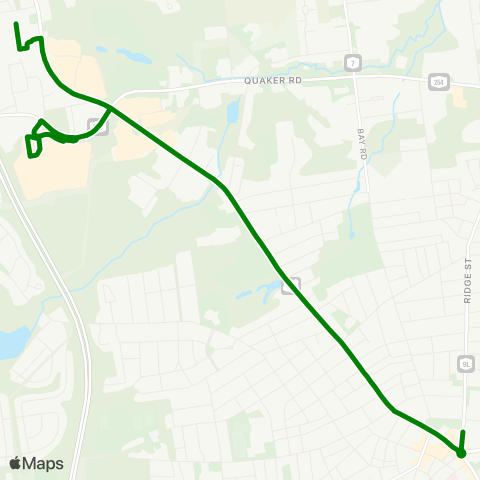 CDTA Glen St / Walmart map