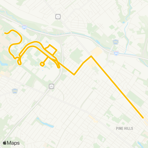 CDTA Harriman Campus - Patroon Creek map