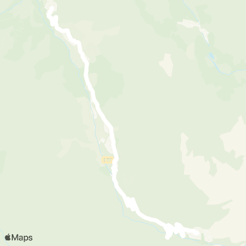 Navettes Cœur de Tarentaise Verte map