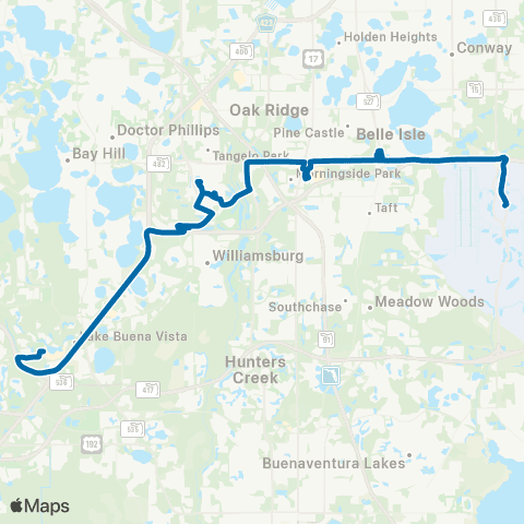 LYNX East / West map