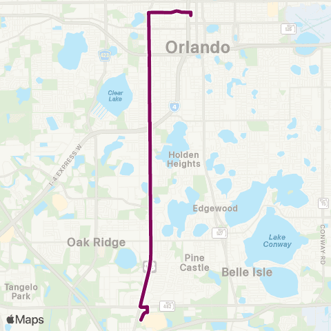 LYNX S. U. S. 441 / Florida Mall map