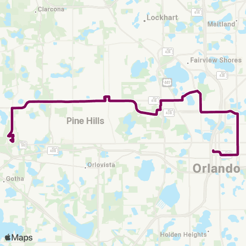 LYNX Silver Star Rd map