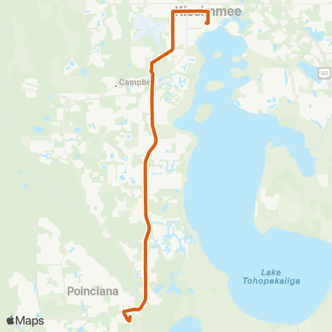 LYNX Pleasant Hill Rd / Poinciana map
