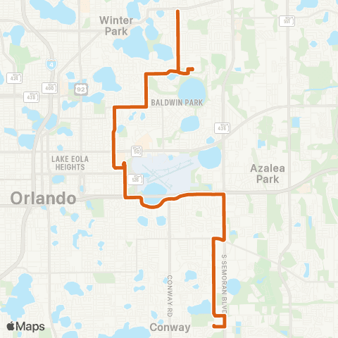 LYNX Dixie Belle Drive / Bumby Ave map