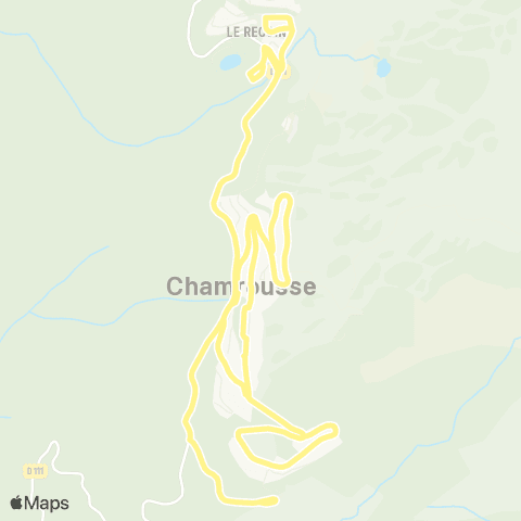 Navette de Chamrousse Eté - Chamrousse Télécabine map