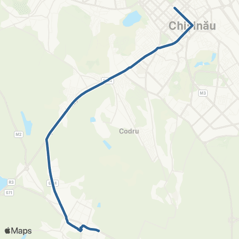 PUA Com. Bubuieci, Str. Gr. Vieru - Bd. Dacia map