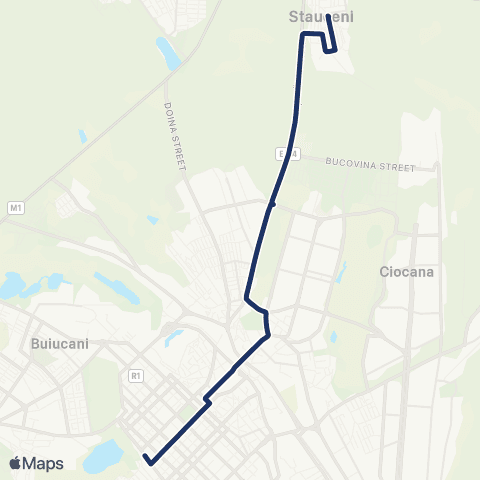 RTEC Str. A. Mateevici - Com. Stăuceni map