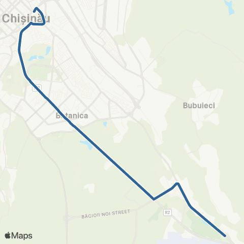 PUA Str. Ismail - Șos. Muncești map