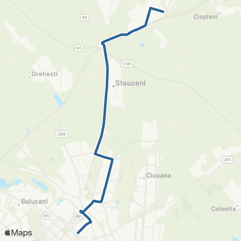 PUA Str. Vasile Alecsandri - Sat. Ciorescu map