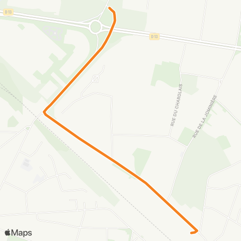 Choletbus La Dabardière map