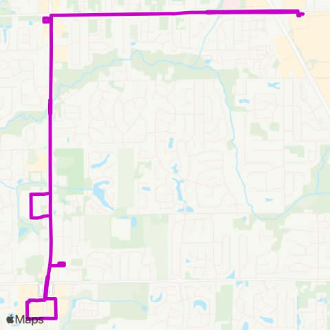 Access Johnson County Greenwood Connector West map