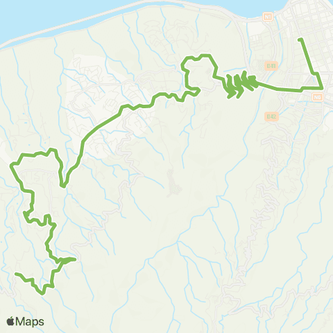 Citalis Montagne 16<>Hôtel de ville de St Denis map