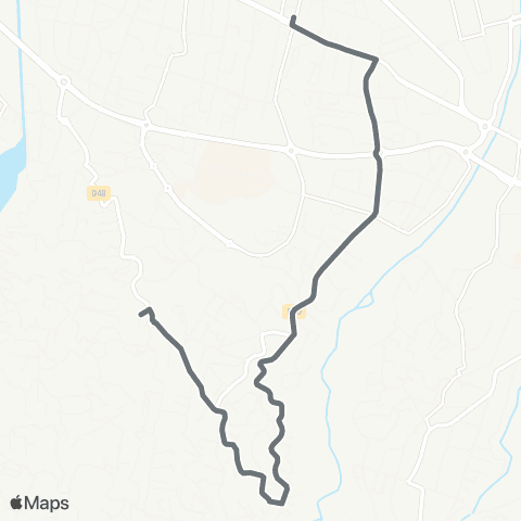 Citalis Station Bancoul<>Station Chaudron map