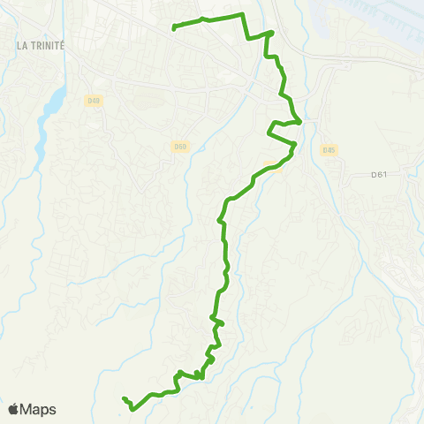 Citalis Bretagne Bellevue<>Station Chaudron map