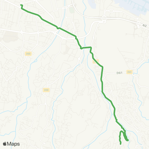 Citalis Moka<>Station Chaudron map