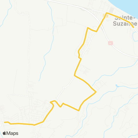 Citalis Ringuet<>Hôtel de ville de Ste Suzanne map