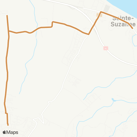 Citalis ZAC Bagatelle<>via Franche Terre<>HDV Ste Suzanne map