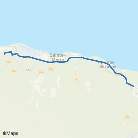 Citalis École Quartier Français<>Station Chaudron map