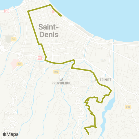 Citalis Allée des Gloxinias<>Océan map