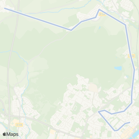 TeMo'B (Citéline) Oeutrange St Luc <-> Thionville Galiéni map