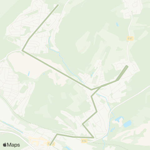 TeMo'B (Citéline) Hayange Esplanade <-> Konacker Collège via Marspic map