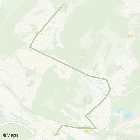 TeMo'B (Citéline) Hayange Esplanade <-> Konacker Collège via Marspic map