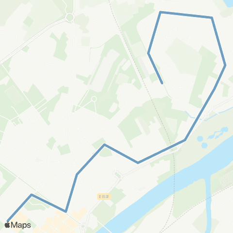 TeMo'B (Citéline) Thionville Foch <-> Manom Pommiers map