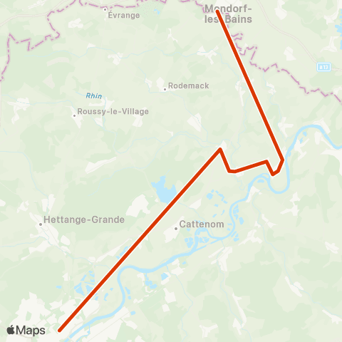 TeMo'B (Citéline) Mondorff - > Thionville Foch map