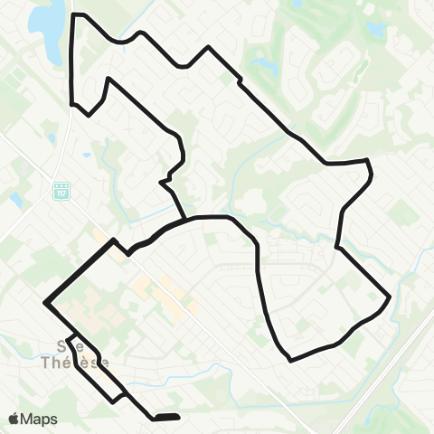 exo Laurentides Ste-Thérèse - Blainville (Renaissance) map