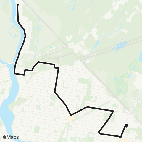 exo Sud-Ouest Châteauguay map
