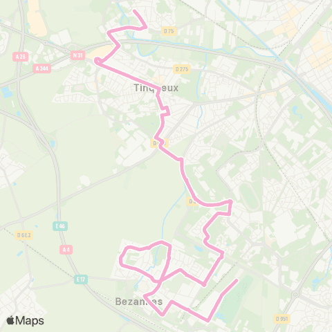 Grand Reims Mobilités Renault <> St Brice Mairie map