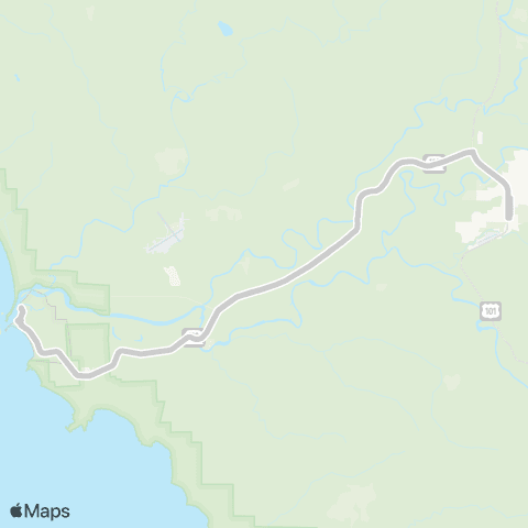 Clallam Transit La Push map