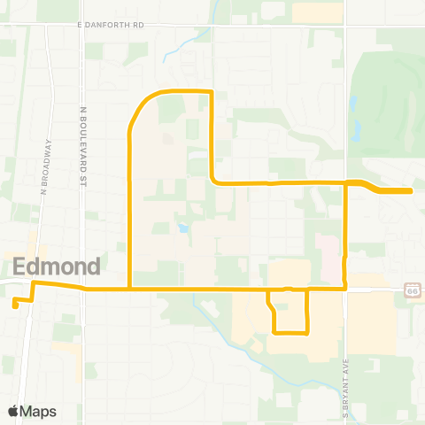 Citylink Edmond UCO - Kickingbird - Target map