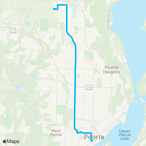 CityLink University map