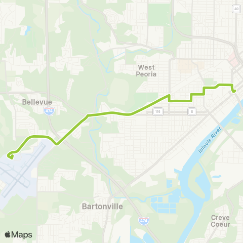CityLink John Gwynn map
