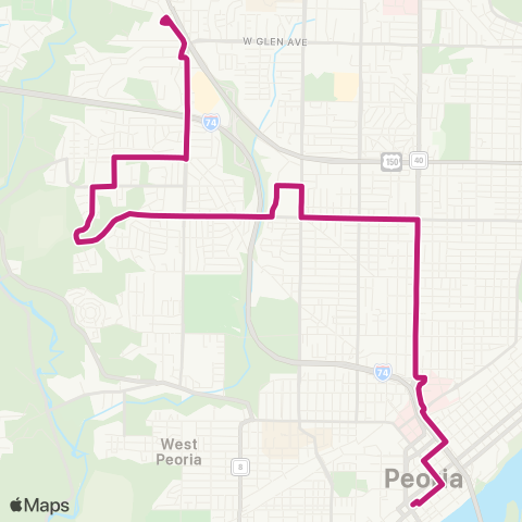 CityLink Forrest Hill map