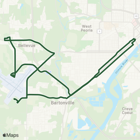 CityLink Special Airport and Cty Jail map