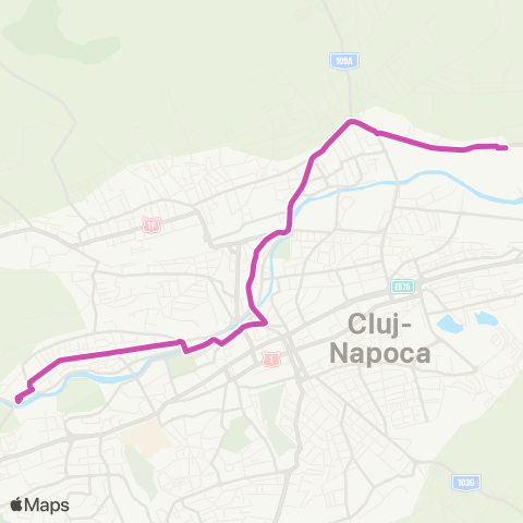 CTP Cluj Cart. Grigorescu - B-dul Muncii map
