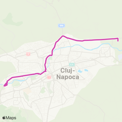 CTP Cluj Cart. Grigorescu - Str. Emerson map