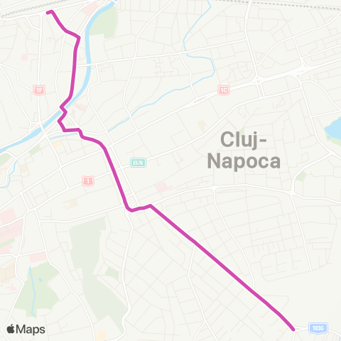 CTP Cluj Str. C. Brancusi - P-ta Garii map