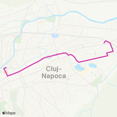 CTP Cluj P-ta M. Viteazul - Str. Harghitei map