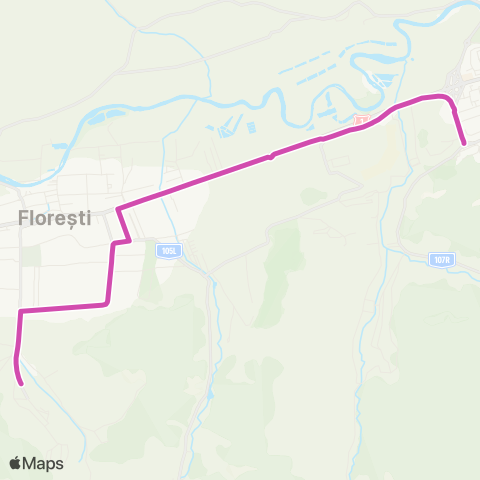 CTP Cluj Bucium - Floresti Cetate map