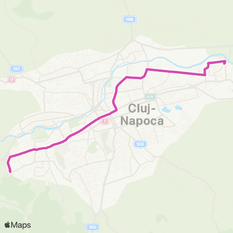 CTP Cluj Str. Bucium - Str. I. Ionescu de la Brad map